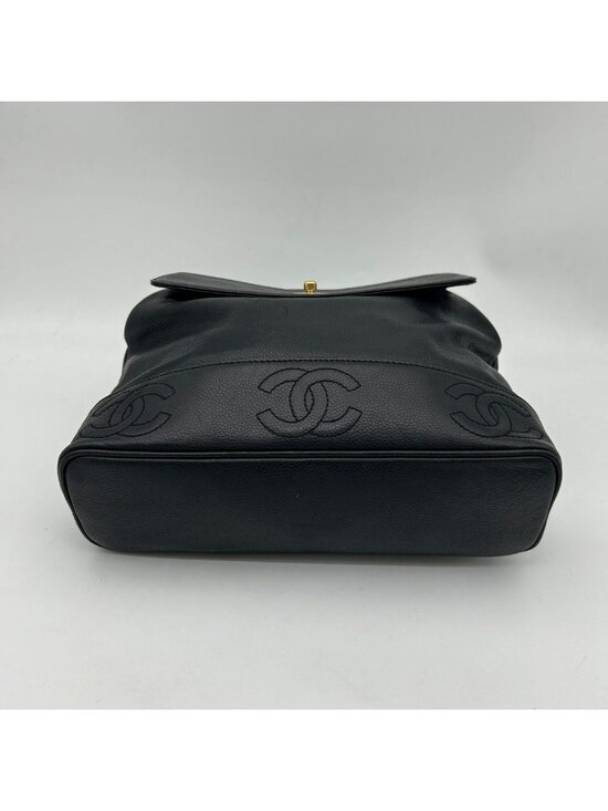 Chanel Triple Coco Backpack Caviar Leather main image 11
